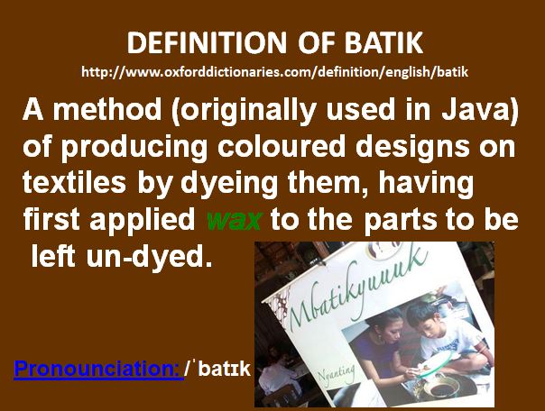 definisi batik